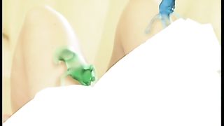 Coppia di lesbiche in azione