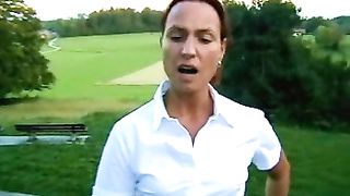 Bionda tedesca lecca cazzo POV