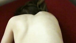 Primo piano di una calda sborrata