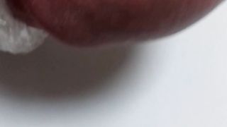 Cazzo grosso e largo con primo piano della cappella