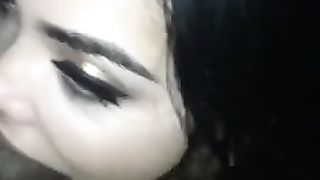 Cazzone di 25 CM tutto in gola a questa troiona