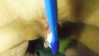 Con lo spazzolino...