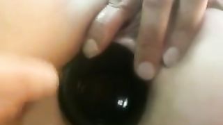 vasetto portacandela nel culetto...