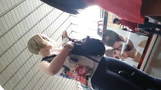 Maialona in Stazione a Roma