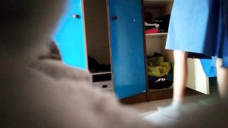 Spiato dopo la doccia