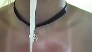 Sbavata di sborra dopo il pompino