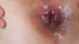 Rita sborrata nel suo culetto pelosetto...