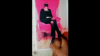 La sborro sulle gambe