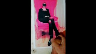 La sborro sulle gambe