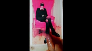 La sborro sulle gambe