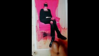 La sborro sulle gambe