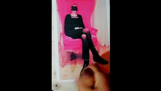 La sborro sulle gambe