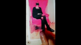 La sborro sulle gambe