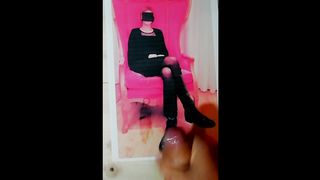 La sborro sulle gambe