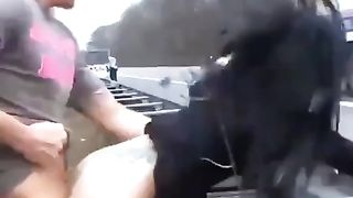 Super Trombata in autostrada