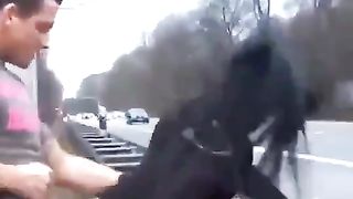 Super Trombata in autostrada