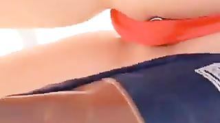 Esibizioniste in spiaggia