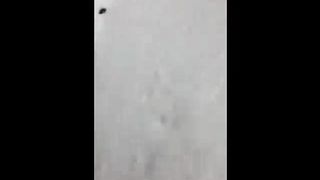 MOGLIE ITALIANA INCULATA DA BARBONE IN UN CIMITERO