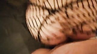 Sborrata con collant retato...