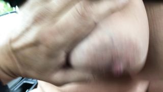 Tettona italiana scopa in auto