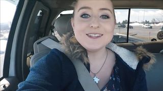 Sporcata di sborra in pubblico