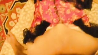 Scopata di trav in primo piano