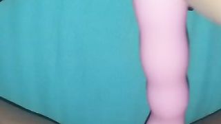 Il vibratore tutto dentro per godere...