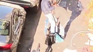 Pompino in strada con il covid-19