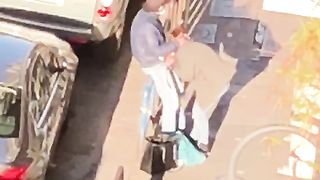 Pompino in strada con il covid-19