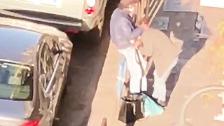 Pompino in strada con il covid-19