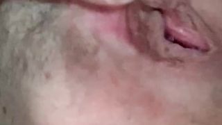 La mia figa vogliosa in primo piano...