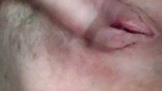 La mia figa vogliosa in primo piano...