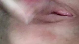 La mia figa vogliosa in primo piano...