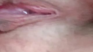 La mia figa vogliosa in primo piano...