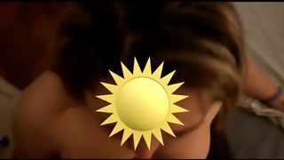 Spagnola con sborrata in bocca