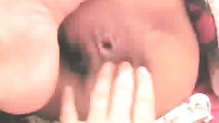 Masturbata nel sonnellino con mano e piede