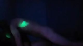 Troia scopata in stanza con luci disco