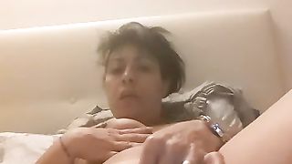 Amica si masturba x me