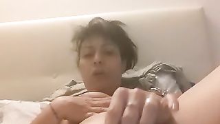 Amica si masturba x me