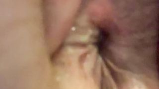 Culo spalmato di sperma