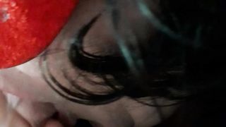 Pompino con ingoio della trombamica