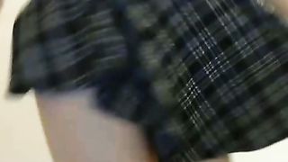 Spanking amatoriale in cam