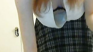 Spanking amatoriale in cam