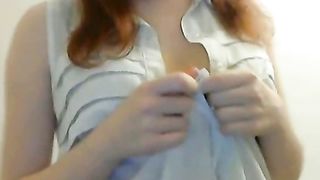 Spanking amatoriale in cam