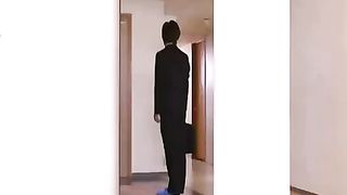 Anteprima del video: Coppia giapponese scopa in casa