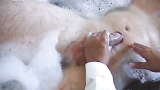 Super sega nella vasca da bagno