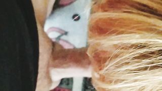 Bionda col pisellone in bocca