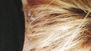 Bionda col pisellone in bocca