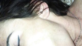 Mia moglie sborrata in faccia e in bocca