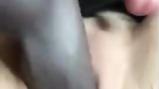 Fica slabbrata con due cazzi di silicone